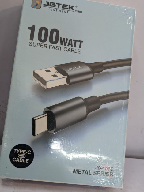 TYPE-C CABLE 100WATT SUPER FAST CHARGER