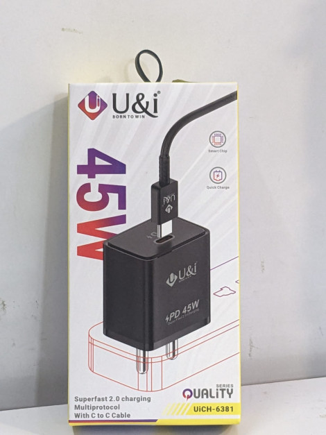 SUPERFAST 2.0 CHARGING MULTIPROTOCOL WITH C TO C CABLE 45W